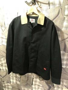 Dickies ディッキーズ TC素材バイカラーワークシャツ 213M20RO01 サイズM ブラック　FK