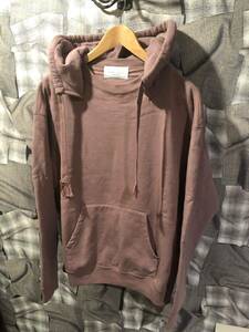 UNUSED アンユーズド Sweat hoodie パーカー US2041 サイズ1 ピンク　FK