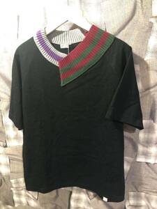 kolor BEACON カラービーコン 半袖Tシャツ 21SBM-T01231 サイズ1 ブラック　FK