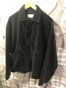 定価61600円 UNUSED アンユーズド US2263 Corduroy jacket コーデュロイジャケット サイズ1 ブラック　FK