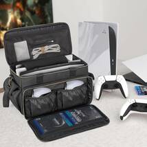 【心が弾むゲームタイム！】PS5収納用バッグ 保護ケース キャリーバッグ 持ち運び 他機種に対応_画像5