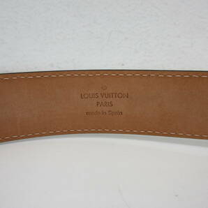LOUIS VUITTON  ルイヴィトン M6833 エピ サンチュール クラシック ベルト 黒 ノワール サイズ 85/34 メンズ 保存袋付の画像6