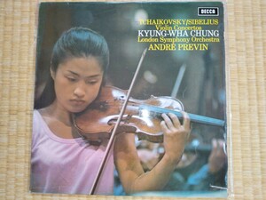 Decca Sxl6493 Chung Kyung Foue Plevin провели LSO Chaikovsky, Sibelius violp Concerto Ed4 Wilkinson отличная запись