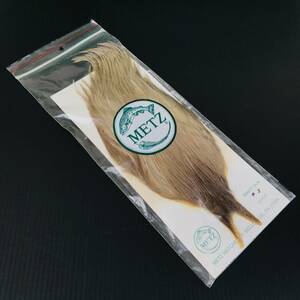 METZ/メッツ コックネックハックル サンディーダン Cock Neck Hackle Sandy Dun 新品 サーモンフライ ドライ ウェット 毛鉤 テンカラ 渓流