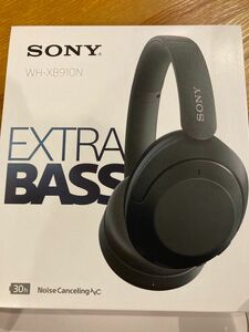 未使用に近い SONY ワイヤレスヘッドホン WH-XB910N BLACK 