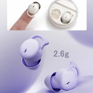 睡眠用イヤホン 可愛いデザイン Bluetooth5.3 カナル型イヤホン ワイヤレス 2.6gだけミニサイズ 超小型の画像3