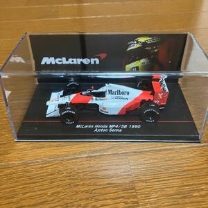 マルボロタバコ仕様 1/43 マクラーレン ホンダ MP4/5B アイルトンセナ F1マシンコレクション 