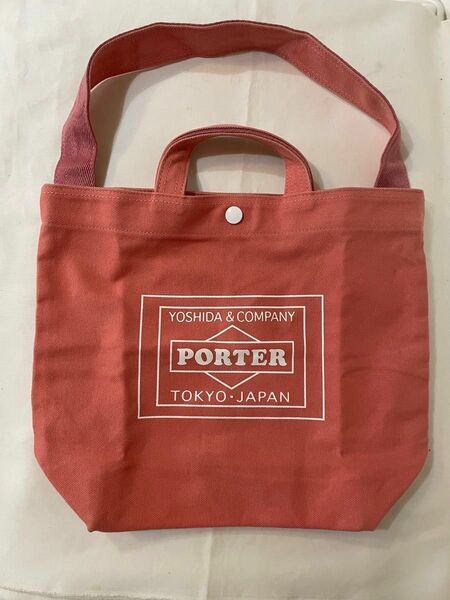 美品　ポーター　アーバンリサーチ 2way トートバッグ　ショルダーバッグ　ピンク　PORTER 吉田カバン