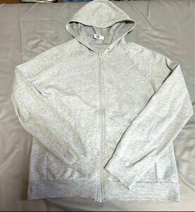 American Apparel スウェットパーカー　Mサイズ　 フルジップ ジップアップ　グレー　美品