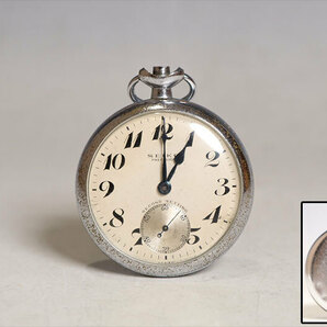 SEIKOセイコー 昭34 旧国鉄青針 鉄道時計 懐中時計 精工舎 ジャンク品（R705）の画像1