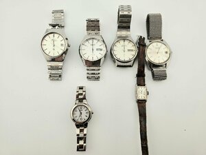 ★ BP ★　１円　SEIKO　セイコー　ソーラー　AT　QZ　メンズ　レディース　腕時計　6本セット　まとめ　【時計】【中古】