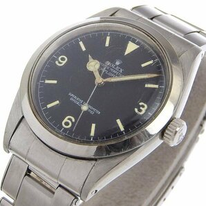 1円 稼働 ロレックス ROLEX 1016 74番台 自動巻き エクスプローラー1 黒文字盤 SS×SS メンズ 腕時計の画像3