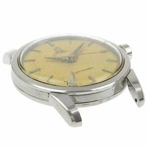 1円 稼働 オメガ OMEGA cal.501 自動巻き シーマスター ゴールド文字盤 SS メンズ 腕時計の画像6