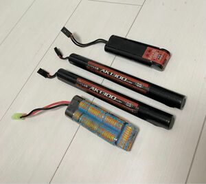 ジャンク 電動ガン用 8.4v ミニs バッテリー ニッケル水素 4個セット