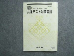 WH72-019 河合塾 高3 卒 国語 共通テスト対策国語 2023 夏期講習 09 S0B