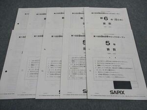 WI04-087 SAPIX 小5年/新小6年 第1/2回志望校診断サピックスオープン 国語/算数/理科/社会 2021年8/11月実施 07s2D