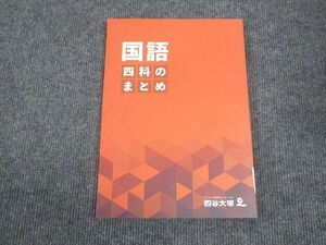 WK28-028 四谷大塚 四科のまとめ 国語 241212-1 未使用 2023 12S2C