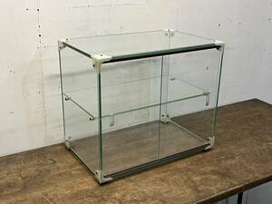 [ free shipping ] retro whole surface glass. showcase glass cupboard display case collection case antique furniture 