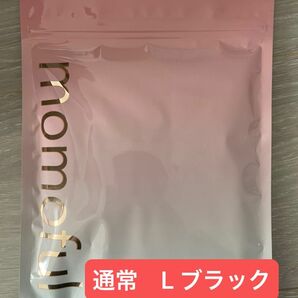 モモフル　momoful ブラック L 通常タイプ 吸水ショーツ　1枚