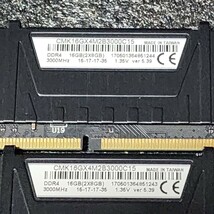 CORSAIR VENGEANCE LPX DDR4-3000MHz 16GB (8GB×2枚キット) CMK16GX4M2B3000C15 動作確認済み デスクトップ用 PCメモリ _画像4