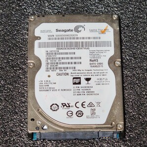 【送料無料】SEAGATE ST500LT-1DG142 500GB 2.5インチ内蔵HDD 2015年製 フォーマット済み 正常品 PCパーツ 動作確認済