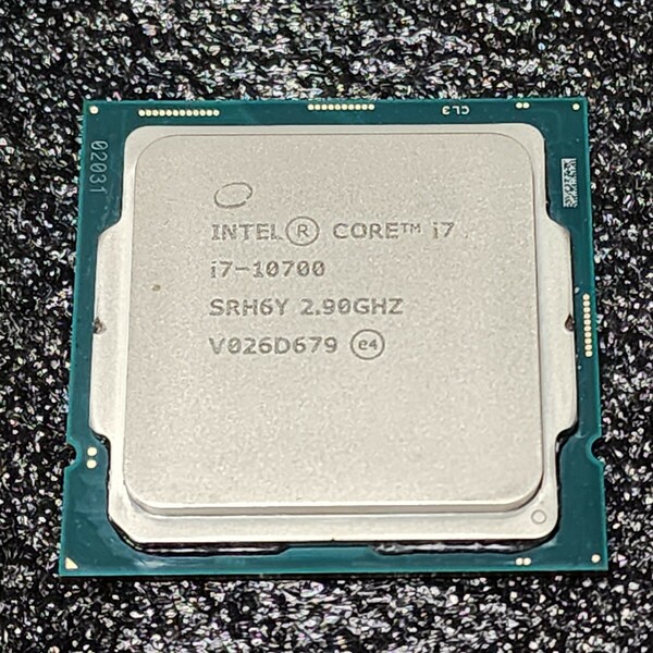 CPU Intel Core i7 10700 2.9GHz 8コア16スレッド CometLake PCパーツ インテル 動作確認済み