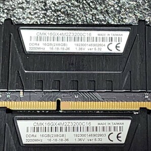 CORSAIR VENGEANCE LPX DDR4-3200MHz 16GB (8GB×2枚キット) CMK16GX4M2Z3200C16 動作確認済み デスクトップ用 PCメモリ の画像3