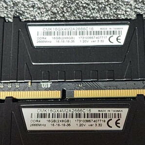 CORSAIR VENGEANCE LPX DDR4-2666MHz 16GB (8GB×2枚キット) CMK16GX4M2A2666C16 動作確認済み デスクトップ用 PCメモリ (2)の画像3