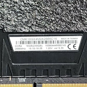 CORSAIR VENGEANCE LPX DDR4-2666MHz 8GB (8GB×1枚キット) 動作確認済み デスクトップ用 PCメモリ の画像3