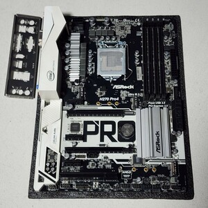 ASRock H270 Pro4 IOパネル付属 LGA1151 ATXマザーボード 第6・7世代CPU対応 最新Bios 動作確認済 PCパーツ