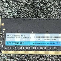 CFD STANDARD DDR4-3200MHz 16GB (16GB×1枚キット) W4U3200CS-16G 動作確認済み デスクトップ用 PCメモリ _画像2