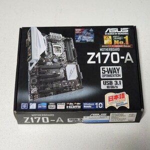 ASUS Z170-A IOパネル付属 LGA1151 ATXマザーボード 第6・7世代CPU対応 最新Bios 動作確認済 PCパーツ