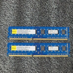 CFD ELIXIR DDR3-1333MHz 8GB (4GB×2枚キット) M2F4G64CB8HG5N-CG 動作確認済み デスクトップ用 PCメモリ の画像1