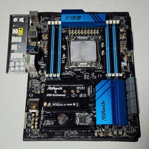 ASRock X99 EXTREME4 IO panel приложен LGA2011-3 ATX материнская плата новейший Bios рабочее состояние подтверждено PC детали 