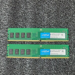 CRUCIAL DDR4-2666MHz 16GB (8GB×2枚キット) CT8G4DFS8266.C8FD1 動作確認済み デスクトップ用 PCメモリ (2)の画像1