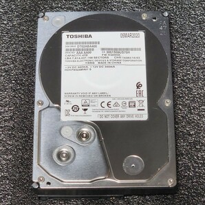 【送料無料】TOSHIBA DT02ABA400 4000GB/4TB 3.5インチ内蔵HDD 2020年製 フォーマット済み 正常品 PCパーツ 動作確認済 (2)