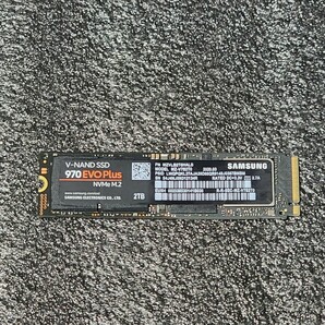 SAMSUNG SSD 970 EVO Plus(MZ-V7S2T0) 2000GB/2TB NVMe SSD フォーマット済み PCパーツ M.2 2280 動作確認済み