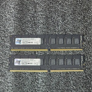 G.SKILL DDR4-2133MHz 16GB (8GB×2枚キット) F4-2133C15D-16GNT 動作確認済み デスクトップ用 PCメモリ 