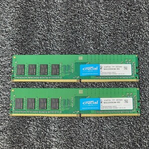 CRUCIAL DDR4-2666MHz 16GB (8GB×2枚キット) CT8G4DFS8266.C8FD1 動作確認済み デスクトップ用 PCメモリ の画像1