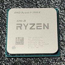 CPU AMD RYZEN9 5900X 3.7GHz 12コア24スレッド Socket AM4 PCパーツ 動作確認済み_画像4