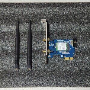 【送料無料】INTEL 8260NGW 無線LANカード PCIe変換ボード(PCE-AC55BT) アンテナセット PCIExpress×1 Bluetooth PCパーツの画像1