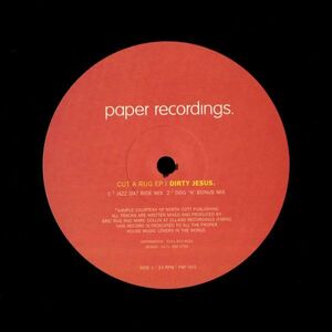 試聴 Dirty Jesus - Cut A Rug EP [12inch] Paper Recordings UK 1996 Deep House