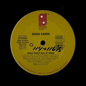 試聴 Jean Carn / Dee Dee Sharp Gamble - Was That All It Was / Breaking And... [12inch] Philadelphia International US 1988 Disco