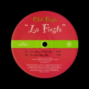 試聴 Club Fiesta - La Fiesta [12inch] Radikal Records US 2000 House
