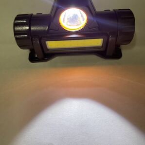 【24時間以内発送】LED ヘッドライト 2個 USB アウトドア 防水 軽量 小型 ランニング 登山 キャンプ LED 夜 防災 高輝度 レジャー 充電 USBの画像10