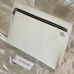 CALVIN KLEIN CKカルバンクライン クラッチバッグ セカンドバッグ セプター 牛革 定価¥22000