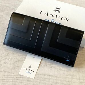 【新品 送料無料】LANVIN en Bleu ランバンオンブルー リスター クロ 長財布 定価¥18700
