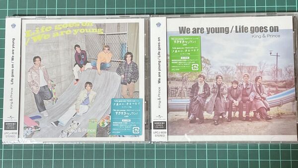 初回限定盤ABセット DVD付 King & Prince CD+DVD/Life goes on/We are young