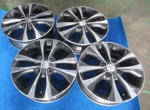 スズキ純正 15インチ アルミホイール 15X4.5J +45 PCD100 4H 4穴 中古