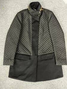 [ beautiful goods ] Salvatore Ferragamo black black coat quilting 40